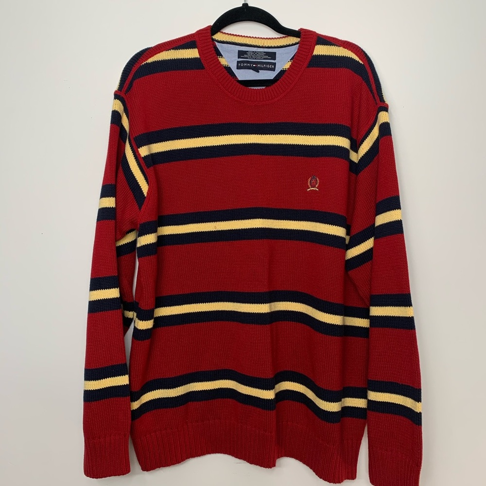 Vintage Red Tommy Hilfiger Sweater